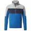 Craghoppers Linden Half Zip Fleece Kids in Bolt Blue/Soft Grey Marl